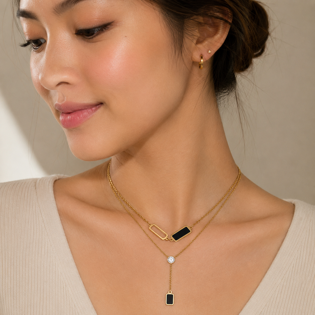 THE IRA™ Twin Layered Necklace