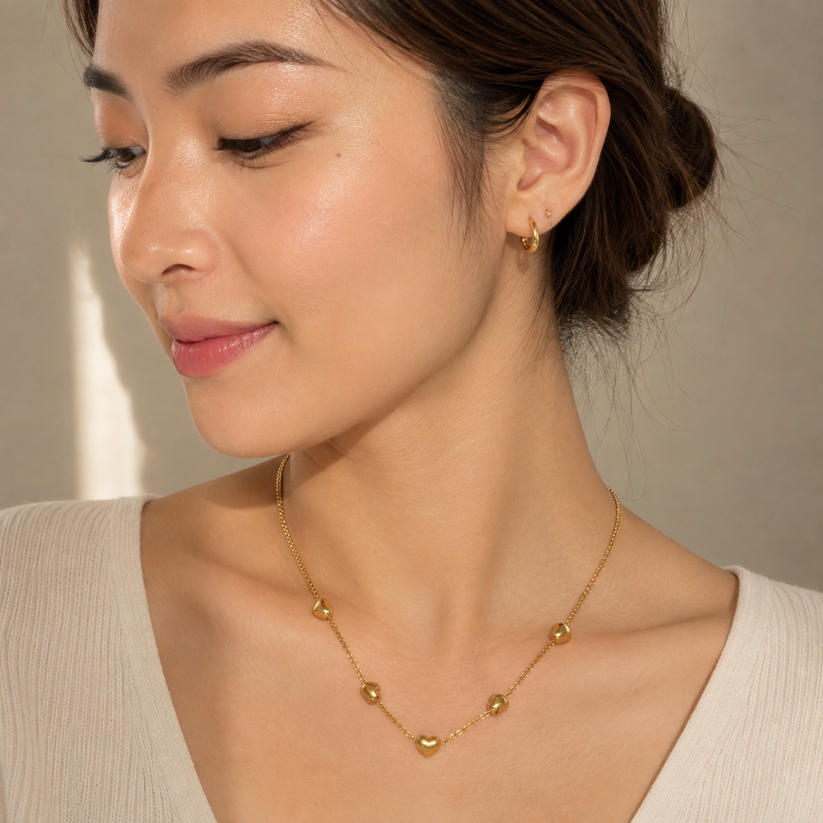 THE DORÉE™ — Golden Hearts Necklace