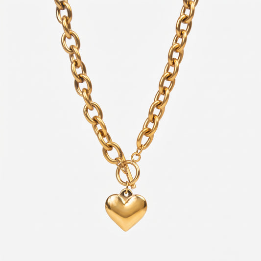THE EYA™ — Toggle Heart Necklace