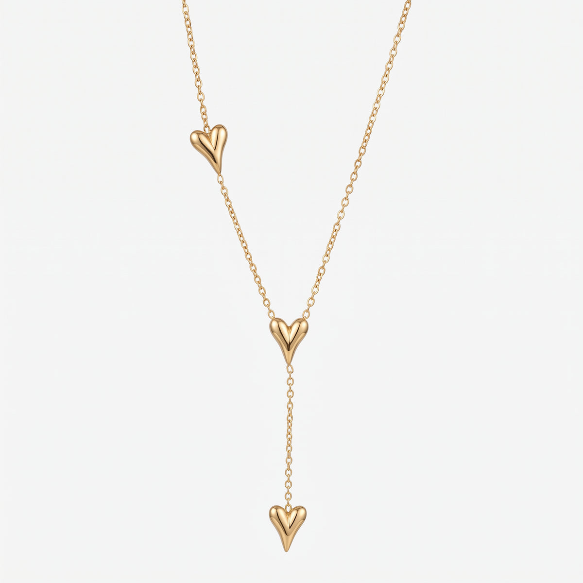 THE ZENIA™ — Lariat Heart Necklace