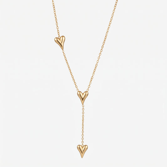 THE ZENIA™ — Lariat Heart Necklace
